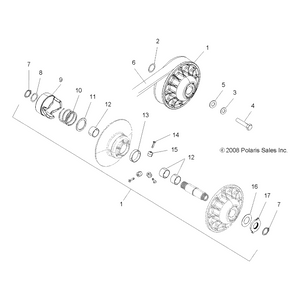 Taper Roller by Polaris 1321977 OEM Hardware P1321977 Off Road Express