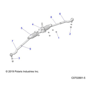 Tapered Rod End, Left by Polaris 7061257 OEM Hardware P7061257 Off Road Express