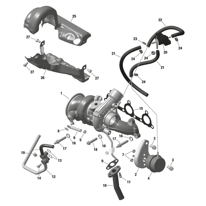 TC2 Turbocharger Assy by Can-Am