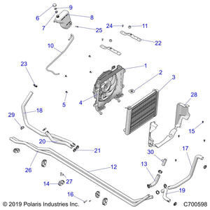 Tee Connector, 1 X 1 X 0.5 by Polaris 7052530 OEM Hardware P7052530 Off Road Express