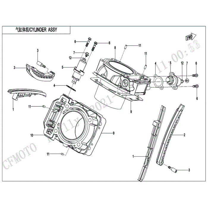 Tensioner by CF Moto