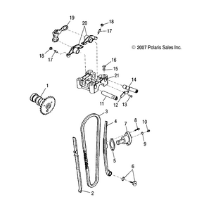 Tensioner by Polaris 452416 OEM Hardware P452416 Off Road Express