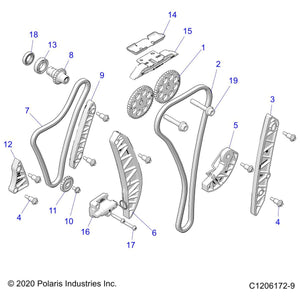 Tensioner-Chain by Polaris 3023189 OEM Hardware P3023189 Off Road Express