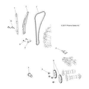 Tensioner Gasket by Polaris 5813449 OEM Hardware P5813449 Off Road Express