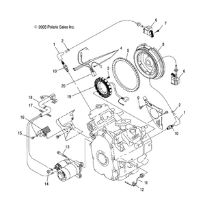 Terminal,Plug by Polaris 3088807 OEM Hardware P3088807 Off Road Express