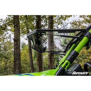 Textron Wildcat XX Flip Windshield by SuperATV FWS-T-XX-70 Folding Windshield FWS-T-XX-70 SuperATV Scratch Resistant Polycarbonate - Clear