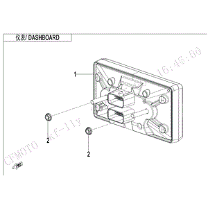 Tft Dashboard by CF Moto 5HYV-171000-1F00 OEM Hardware 5HYV-171000-1F00 Northstar Polaris