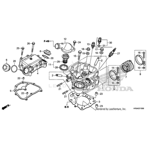 Thermostat Assembly by Honda 19300-HN8-013 OEM Hardware 19300-HN8-013 Off Road Express Peach St