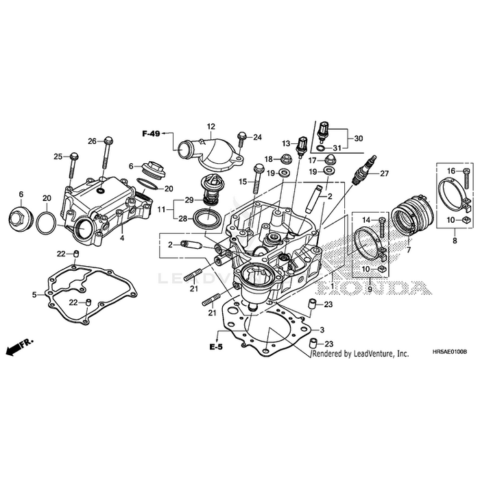 Thermostat Assembly by Honda