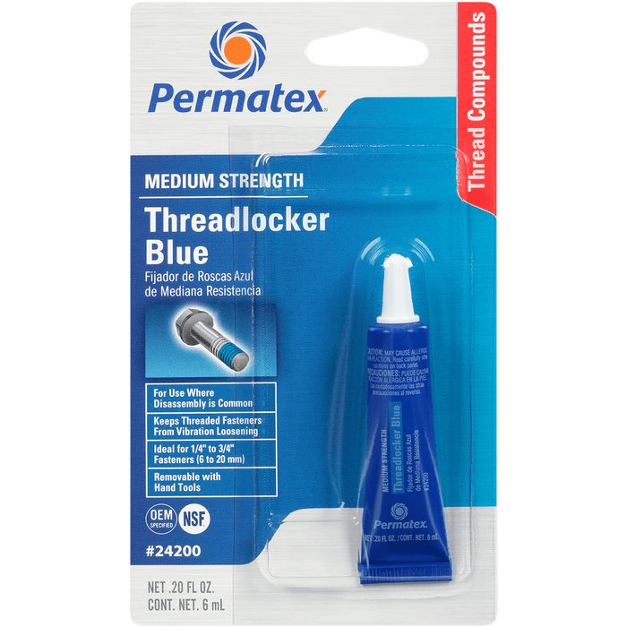 Threadlocker Blue By Permatex