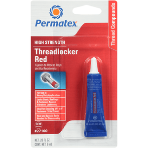 Threadlocker Red By Permatex 27100 Thread Locker 27100 Parts Unlimited