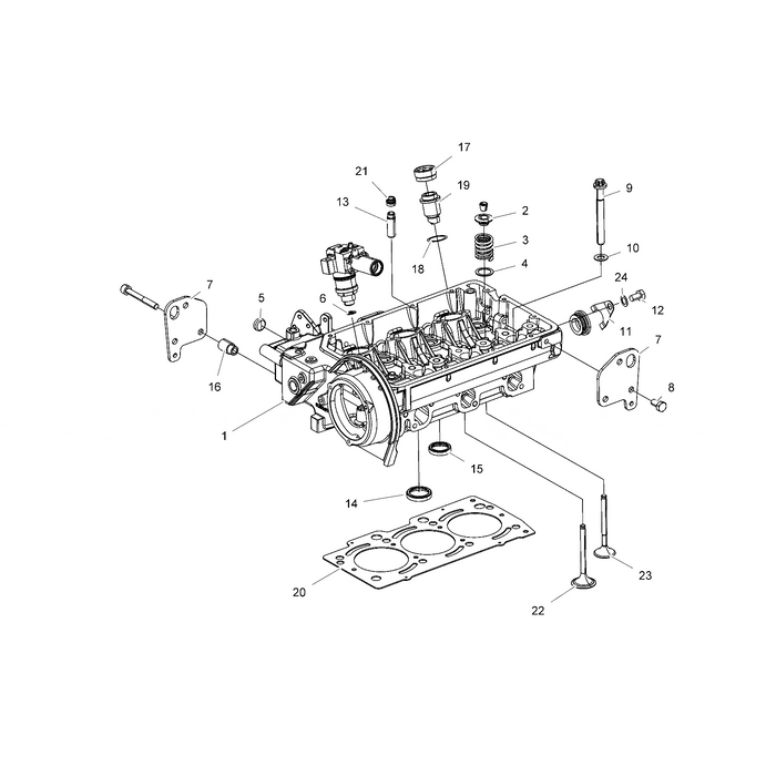 Three Hole Gasket Head by Polaris