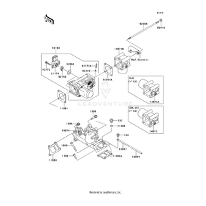 Throttle-Assembly by Kawasaki 16163-6002 OEM Hardware 16163-6002 Off Road Express Peach St