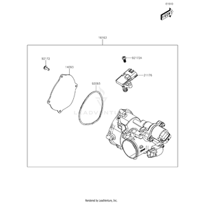 Throttle-Assembly by Kawasaki 16163-Y006 OEM Hardware 16163-Y006 Off Road Express Peach St