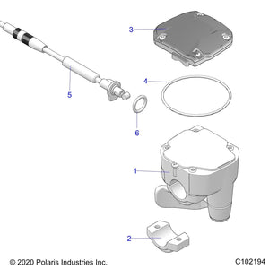 Throttle Assembly Clamp by Polaris 2010191 OEM Hardware P2010191 Off Road Express