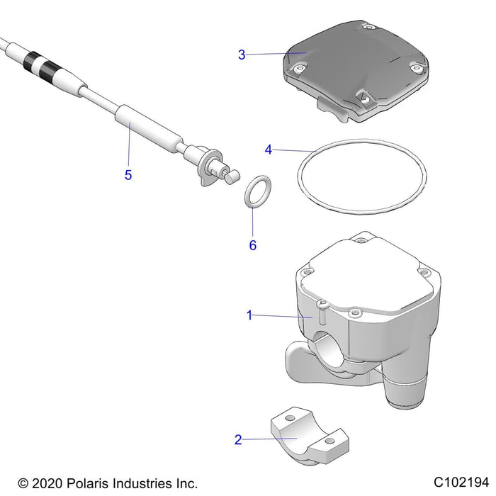 Throttle Assembly Clamp by Polaris