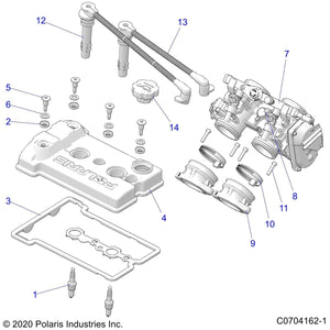 Throttle Body Adapter Assembly by Polaris 1205302 OEM Hardware P1205302 Off Road Express