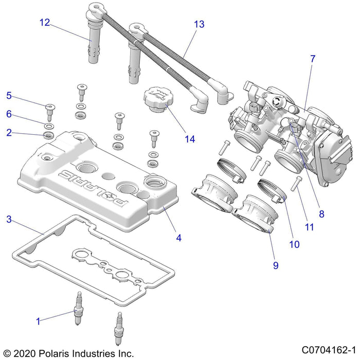 Throttle Body Adapter Assembly by Polaris