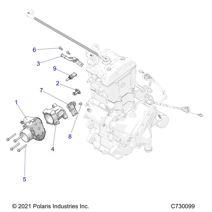 Throttle Body Adapter by Polaris