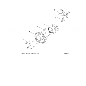 Throttle Body Adapter by Polaris 5415819 OEM Hardware P5415819 Off Road Express