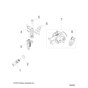 Throttle Body Assembly by Polaris 455125 OEM Hardware P455125 Off Road Express