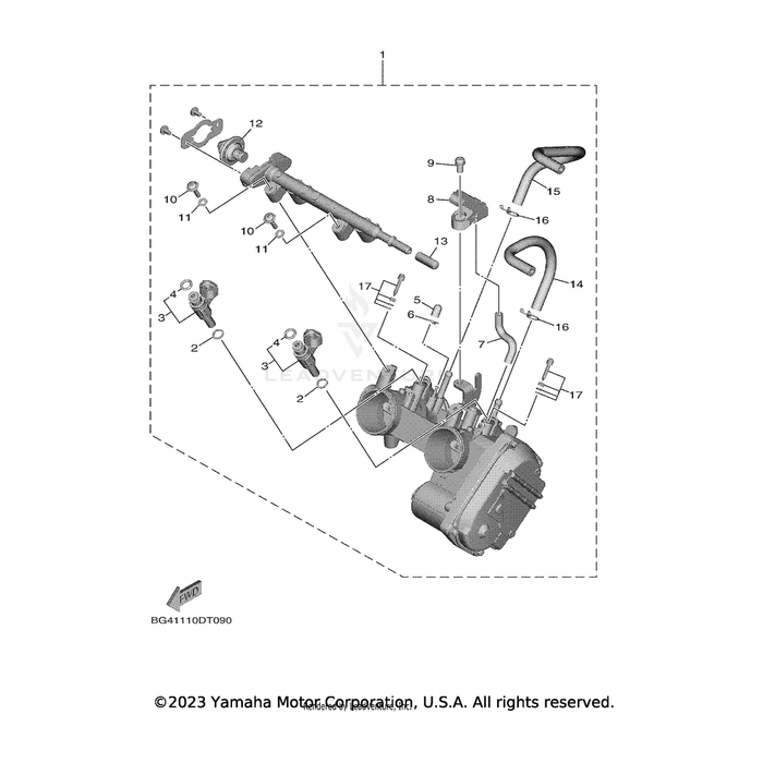 Throttle Body Assembly by Yamaha