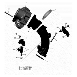 Throttle Body by Can-Am 420893149 OEM Hardware 420893149 Off Road Express Drop Ship