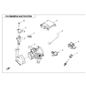 Throttle Body by CF Moto 0GR0-173000-30000 OEM Hardware 0GR0-173000-30000 Northstar Polaris