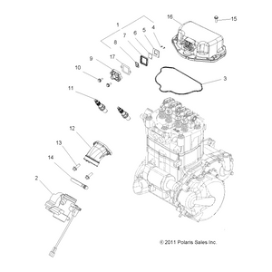 Throttle Body Kit by Polaris 1202836 OEM Hardware P1202836 Off Road Express Drop Ship