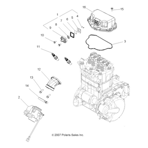 Throttle Body Kit by Polaris 1203944 OEM Hardware P1203944 Off Road Express