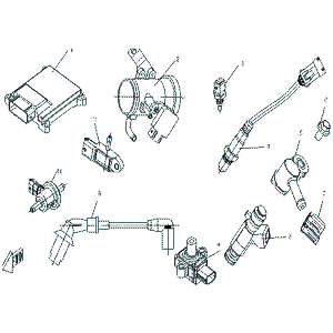 Throttle Body (Usa) by CF Moto 060B-173000-0001 OEM Hardware 060B-173000-0001 Northstar Polaris