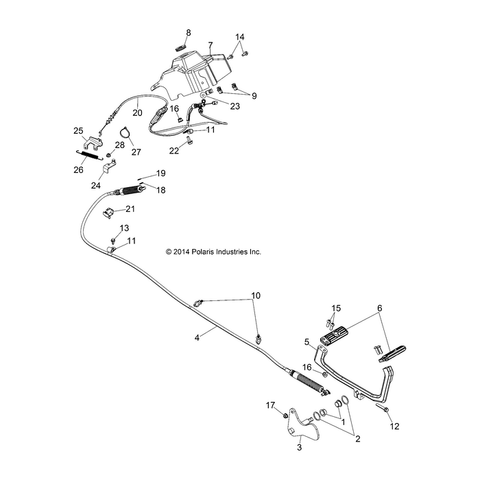 Throttle Cable by Polaris