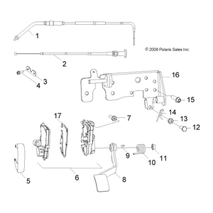 Throttle Cable by Polaris 454311 OEM Hardware P454311 Off Road Express