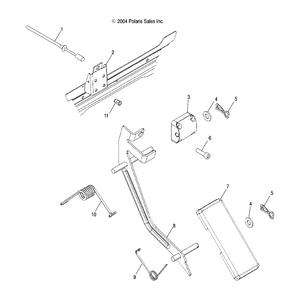 Throttle Cable by Polaris 7081134 OEM Hardware P7081134 Off Road Express