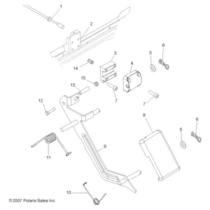 Throttle Cable by Polaris 7081247 OEM Hardware P7081247 Off Road Express