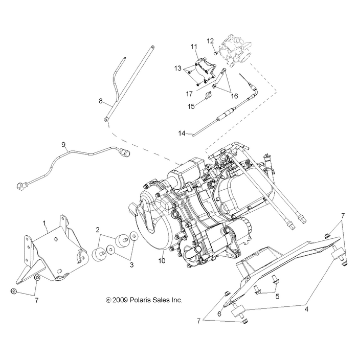 Throttle Cable, by Polaris