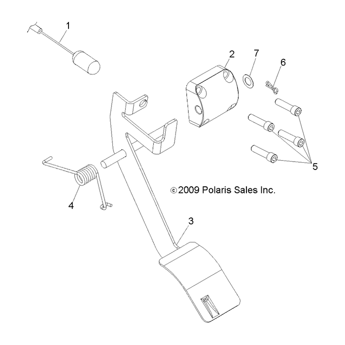 Throttle Cable, by Polaris