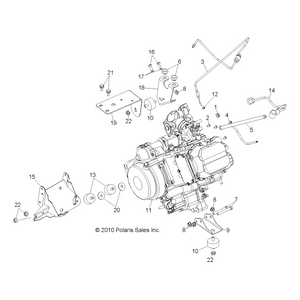 Throttle Cable by Polaris 7081675 OEM Hardware P7081675 Off Road Express