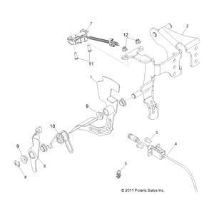 Throttle Cable by Polaris 7081703 OEM Hardware P7081703 Off Road Express