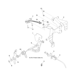 Throttle Cable by Polaris 7081709 OEM Hardware P7081709 Off Road Express