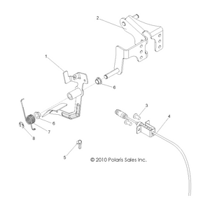 Throttle Cable by Polaris 7081710 OEM Hardware P7081710 Off Road Express