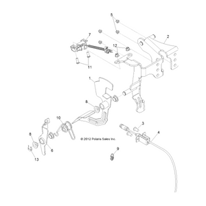 Throttle Cable by Polaris 7081749 OEM Hardware P7081749 Off Road Express