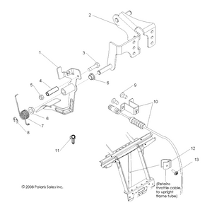 Throttle Cable Kit by Polaris 7081543 OEM Hardware P7081543 Off Road Express