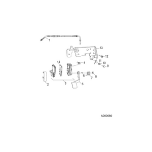 Throttle Cable, Rzr 170 by Polaris 455313 OEM Hardware P455313 Off Road Express