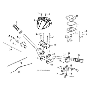 Throttle Control Assembly, 2 X by Polaris 2010204 OEM Hardware P2010204 Off Road Express