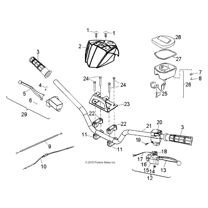 Throttle Control Assembly, 2 X by Polaris