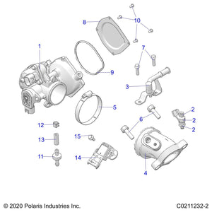 Throttle Position Sensor Assemb by Polaris 3131705 OEM Hardware P3131705 Off Road Express