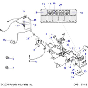 Throttle Position Sensor Harnes by Polaris 2878498 OEM Hardware P2878498 Off Road Express