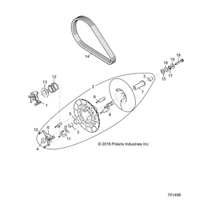 Thrust Washer by Polaris 7556993 OEM Hardware P7556993 Off Road Express