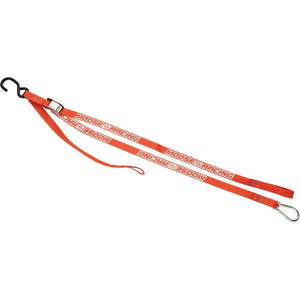 Tie Down W/Carabiner & S hook Orange by Moose Utility 3920-0357 Tie Down Strap 39200357 Parts Unlimited